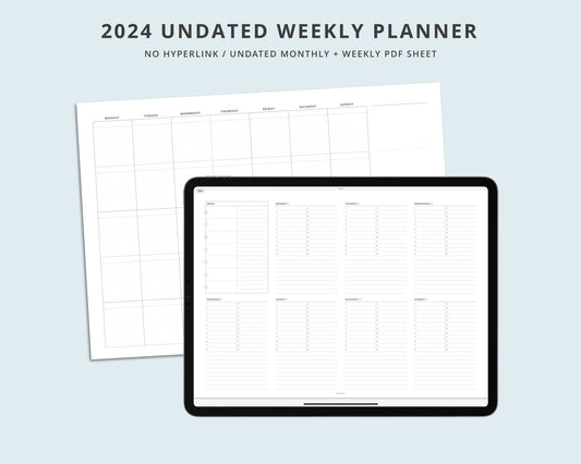 2024 Free Weekly Planner