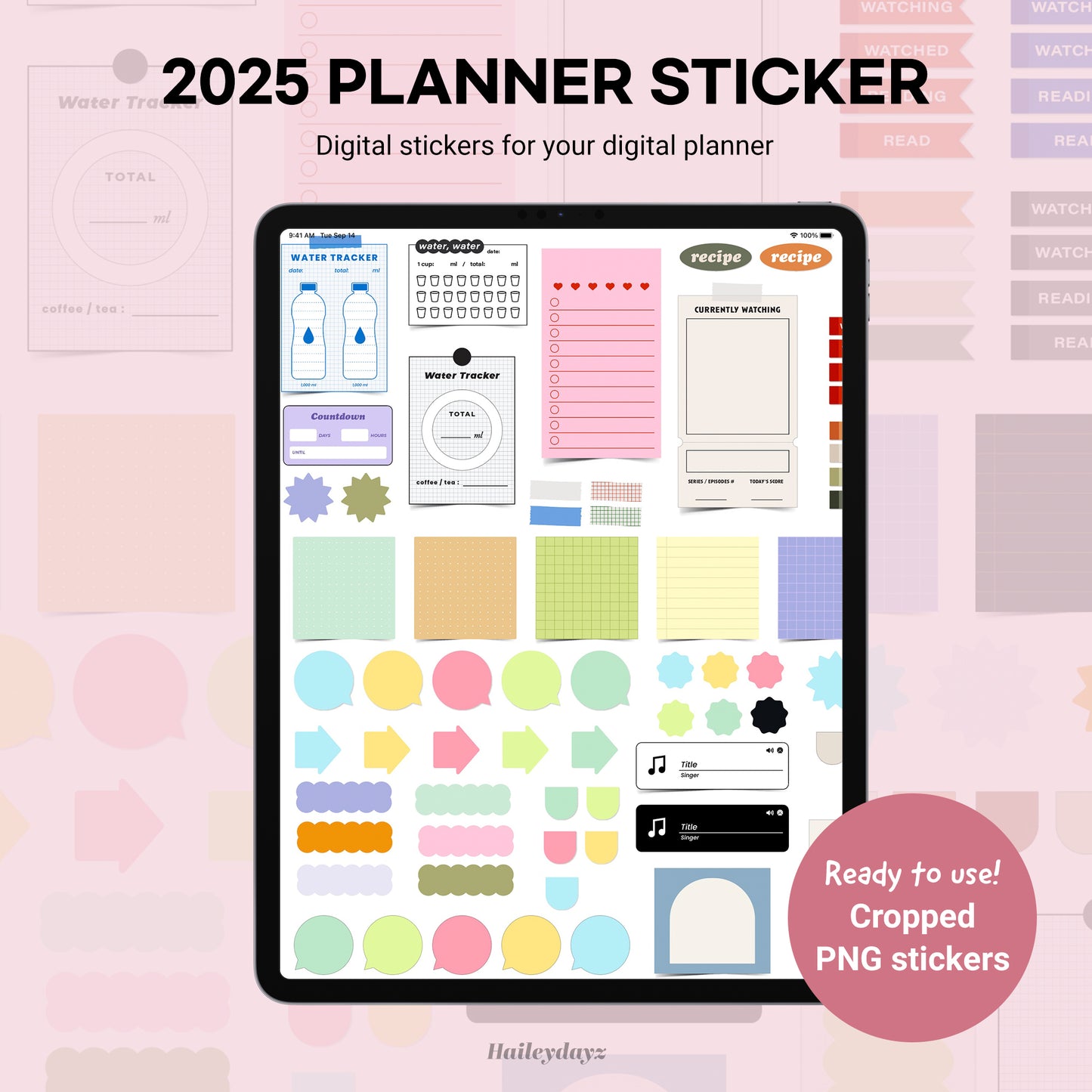 2025 Planner Stickers