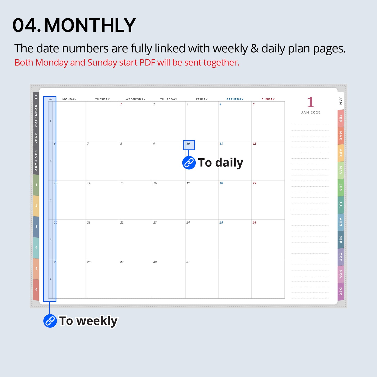 2025 Every-day Planner Bundle Pack