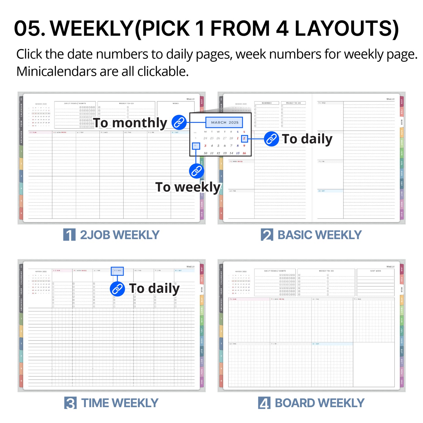2025 Every-day Planner Bundle Pack