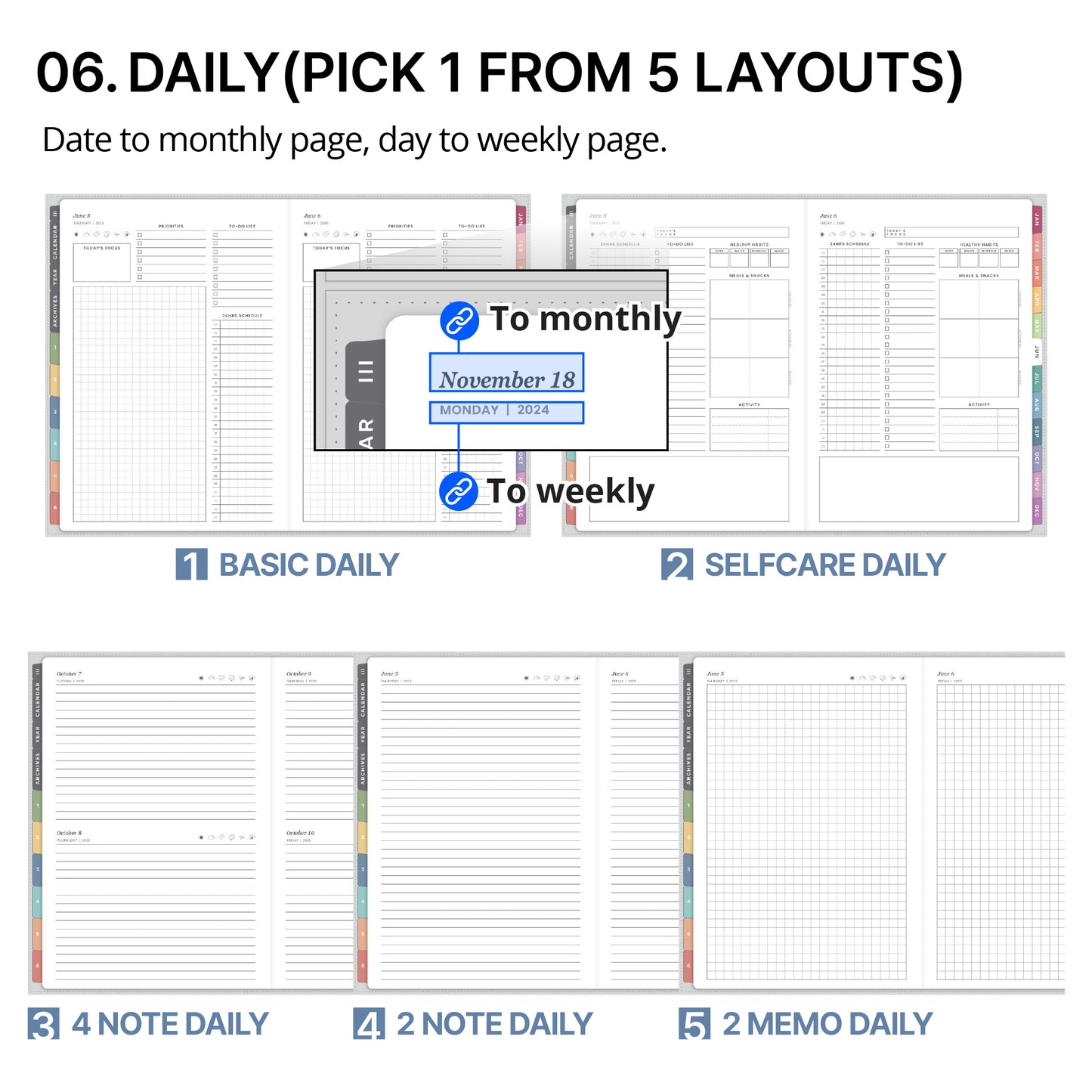 2025 Every-day Planner Bundle Pack