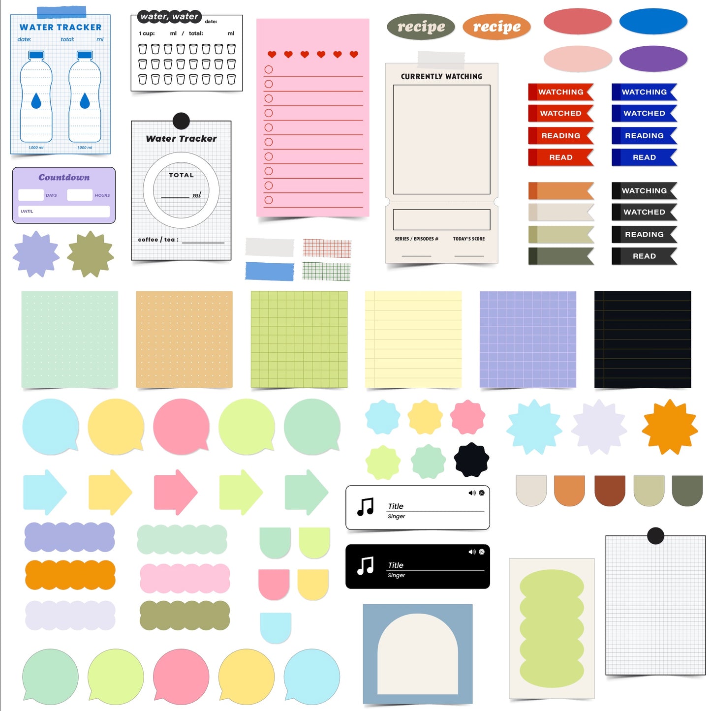 2025 Planner Stickers