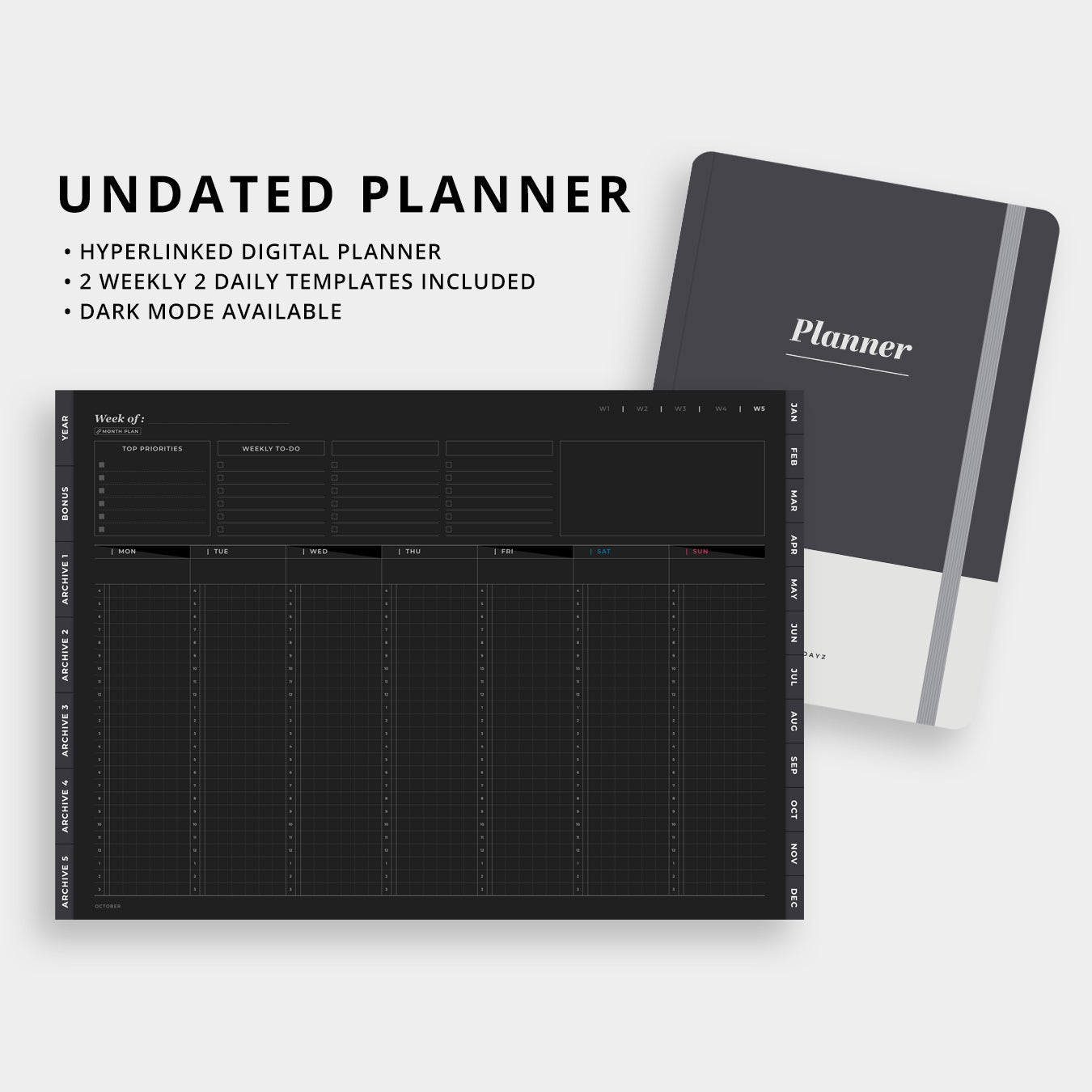 Undated Planner(All-in-One)