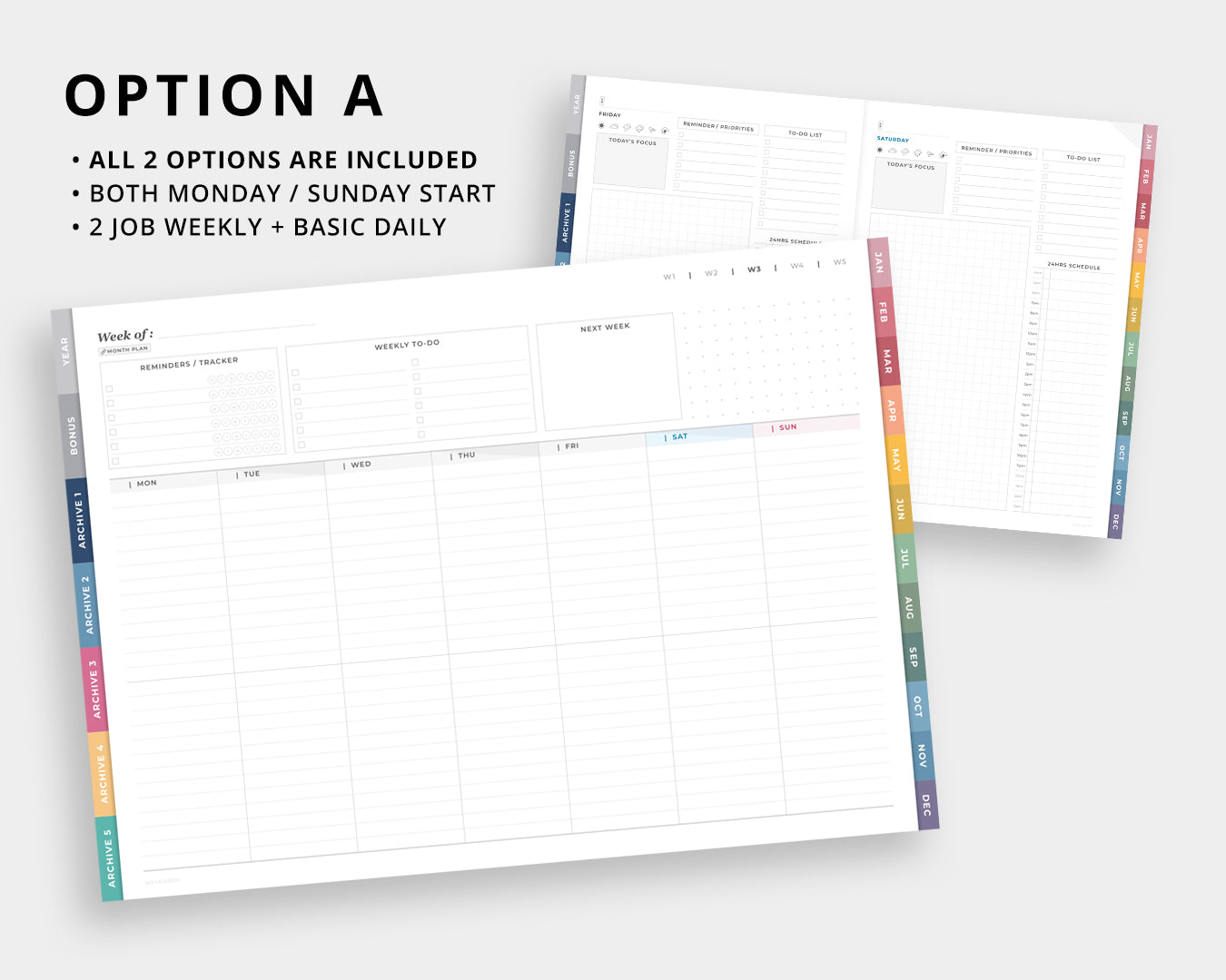 Undated Planner(All-in-One)