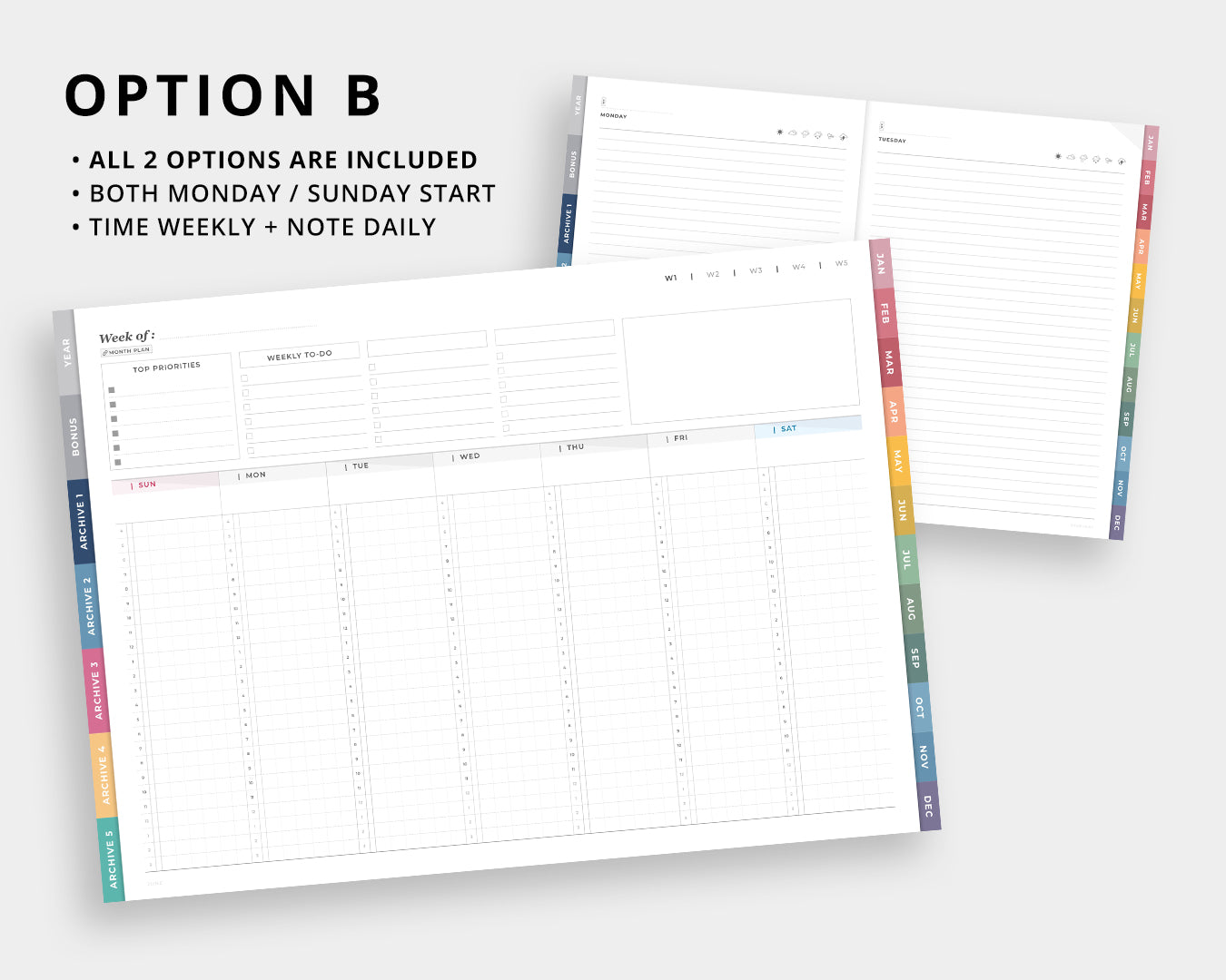 Undated Planner(All-in-One)