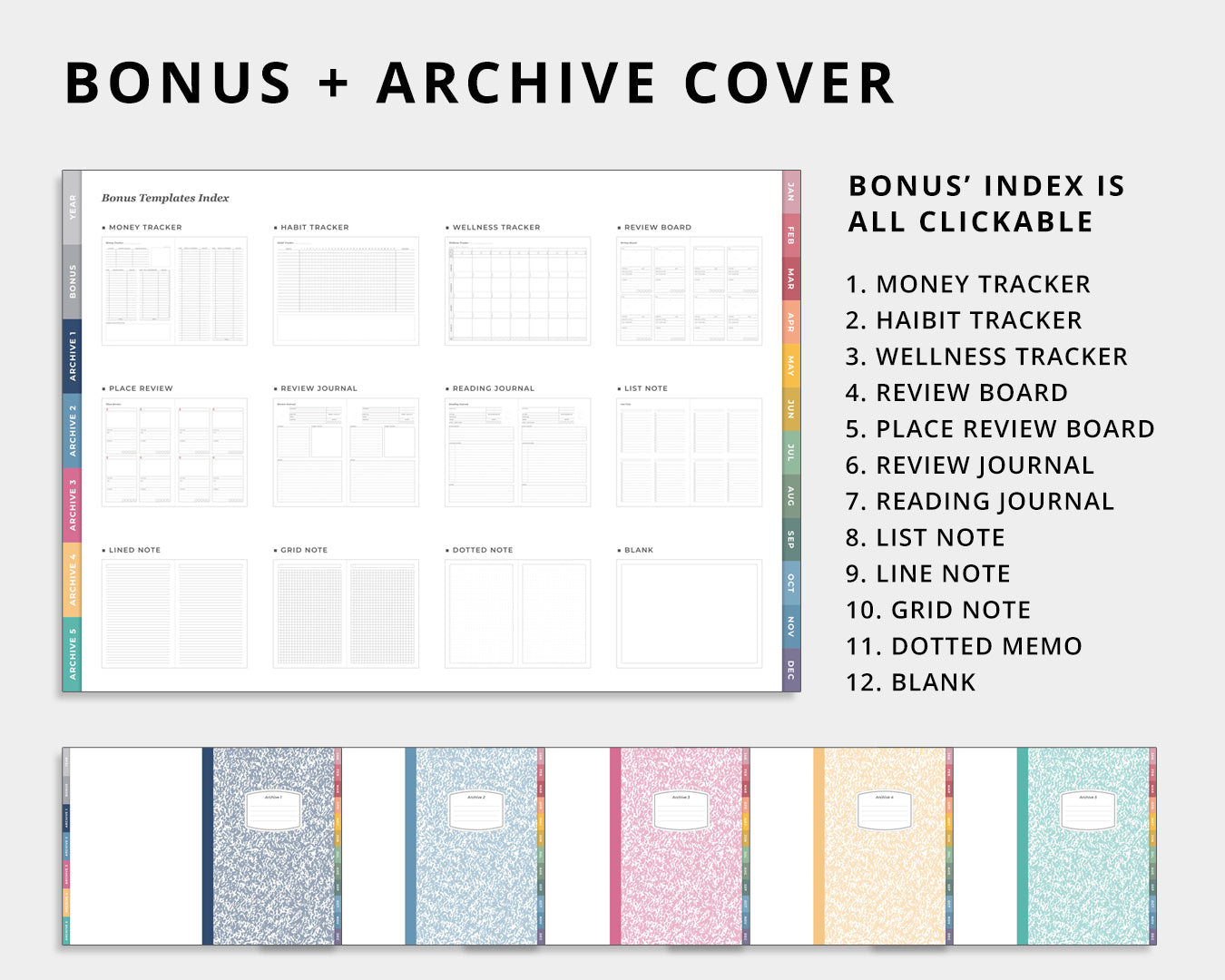 Undated Planner(All-in-One)