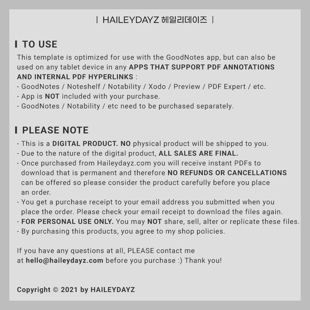All in One Review Note(2 colour)