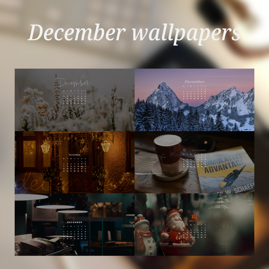 Free December 2023 Tablet or Desktop Wallpapers