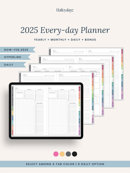 2025 Every-day Planner(Daily)