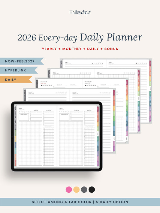 2026 Every-day Planner(Daily)