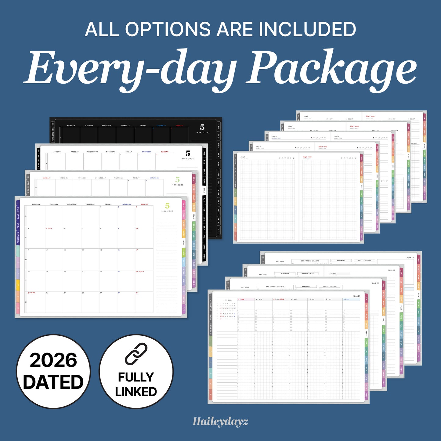 2026 Every-day Planner Bundle Pack