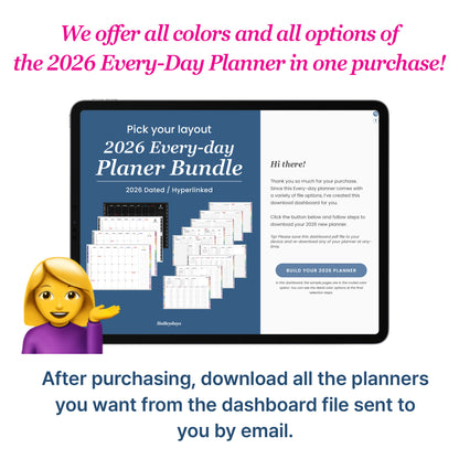 2026 Every-day Planner Bundle Pack