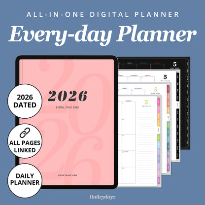 2026 Every-day Planner(Daily)