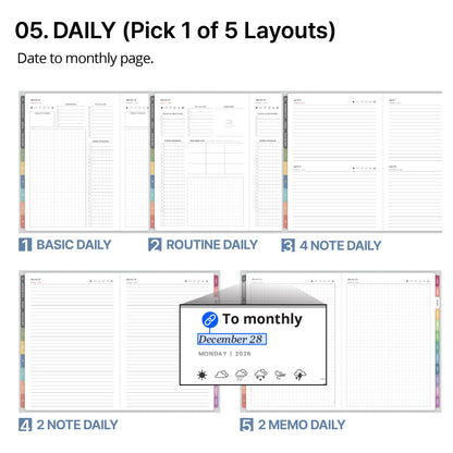 2026 Every-day Planner(Daily)