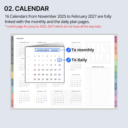 2026 Every-day Planner(Daily)