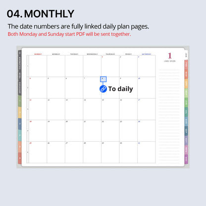 2026 Every-day Planner(Daily)