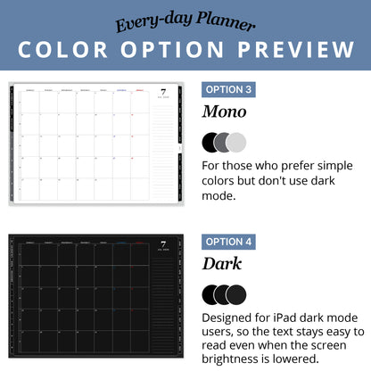 2026 Every-day Planner(Monthly)