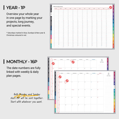 2024 Digital All in One Planner