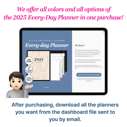 2025 Bundle Every-day Planner