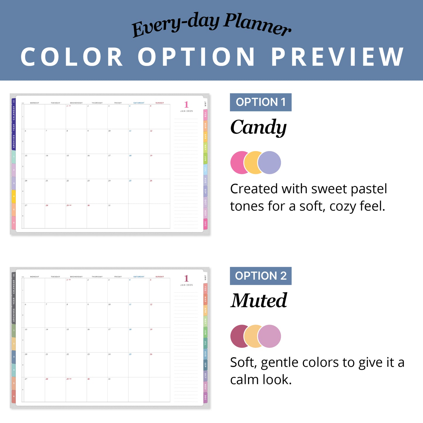 2025 Every-day Planner(Weekly)