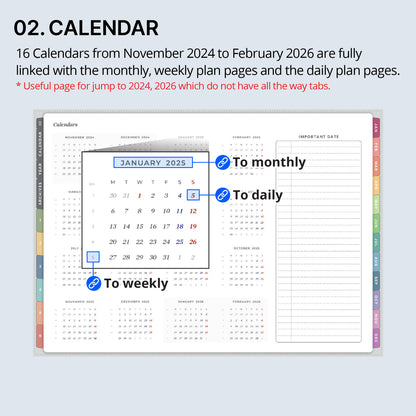 2025 Every-day Planner(All-in-One)