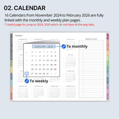 2025 Every-day Planner(Weekly)