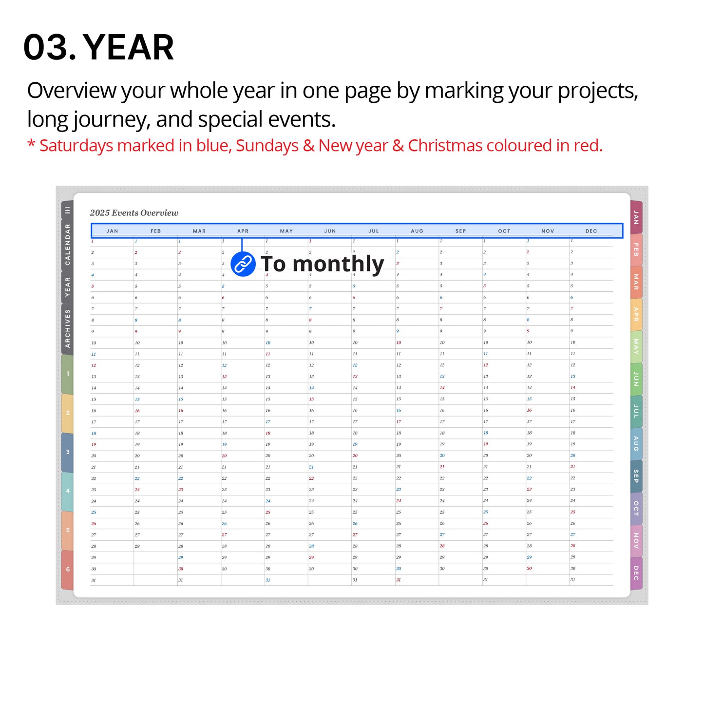 2025 Every-day Planner(Weekly)