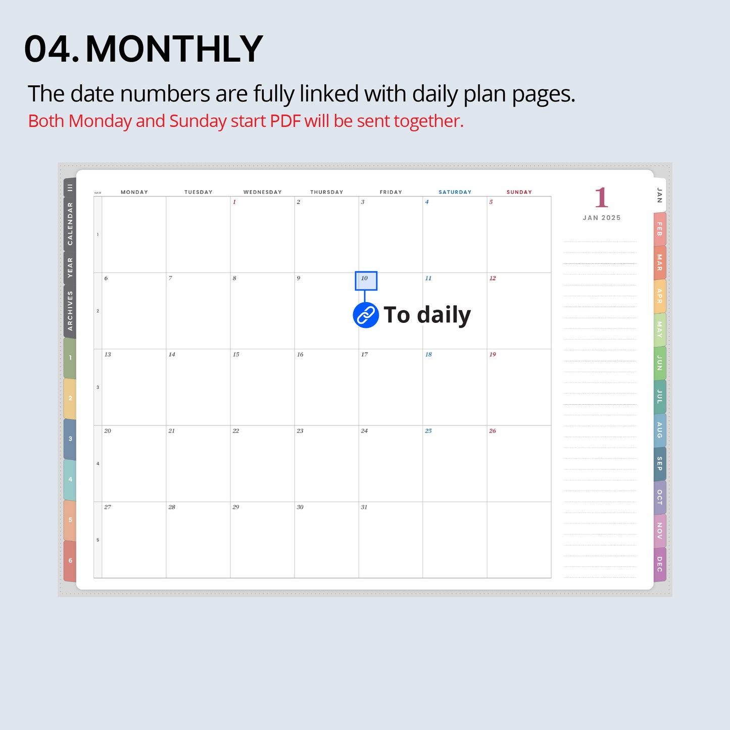 2025 Every-day Planner(Daily)