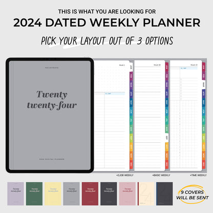 2024 Digital Weekly Planner