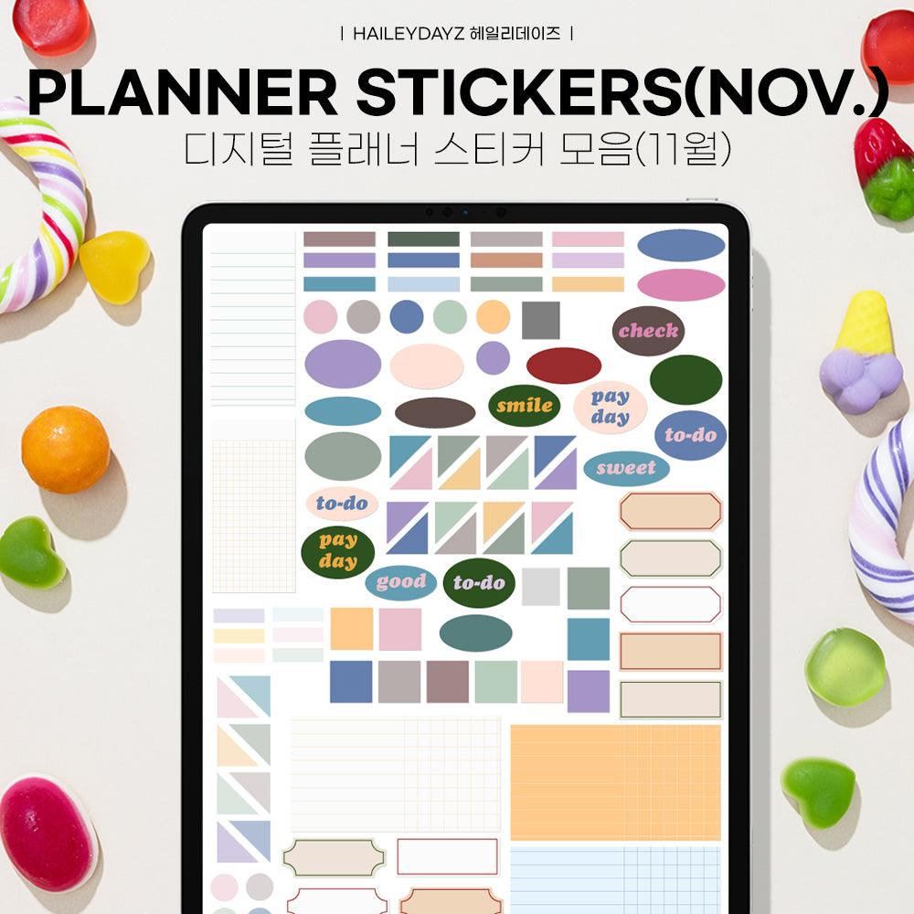 Planner Stickers(Nov.) - Haileydayz