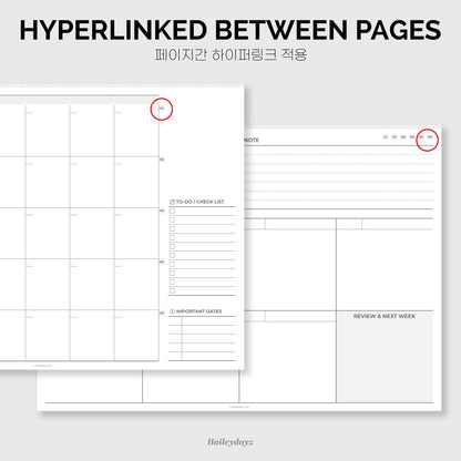 Undated Weekly Planner - Haileydayz